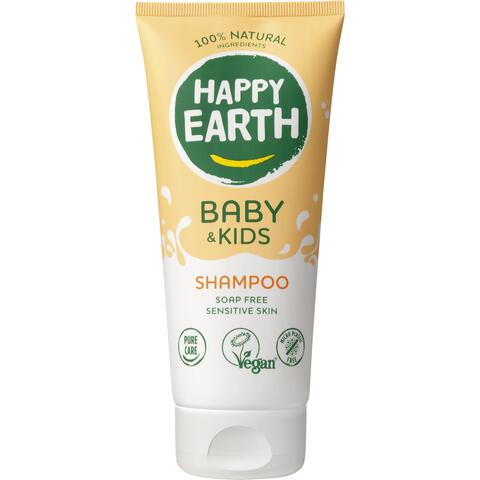 Happy Earth 100% Natuurlijke Baby & Kids Zeepvrije Shampoo 200 ML