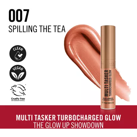 Rimmel London Multi-Tasker Turbocharged Glow Liquid Illuminator Bronzer 007