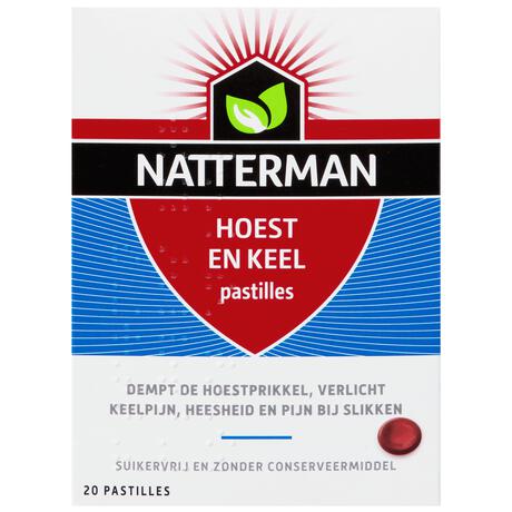 Natterman Hoest en Keel pastilles 20 stuks