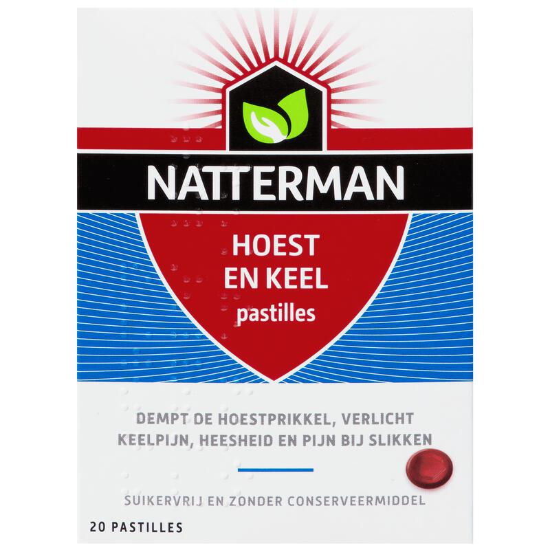 Natterman Hoest En Keel Pastilles 20 stuks