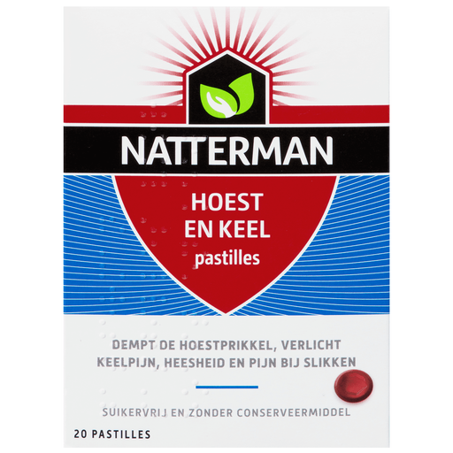 Natterman Hoest En Keel Pastilles 20 stuks