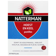 Natterman Hoest en Keel pastilles 20 stuks