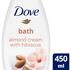 Dove Caring Bath Amandelmelk & Hibiscus Badcrème 450 ml