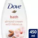 Dove Caring Bath Amandelmelk & Hibiscus Badcrème 450 ML