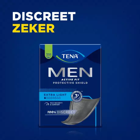 TENA Men Active Fit Protective Shield Extra Light Incontinentieverband 14 stuks