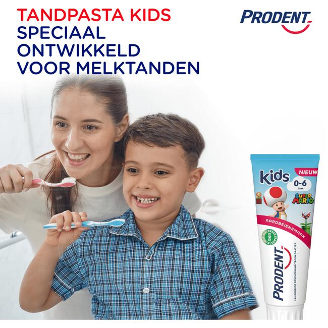 Prodent Kids 0-6 jaar Mario Tandpasta 75 ML