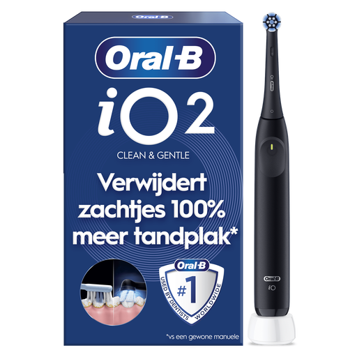 Oral-B iO 2 Zwart Elektrische Tandenborstel