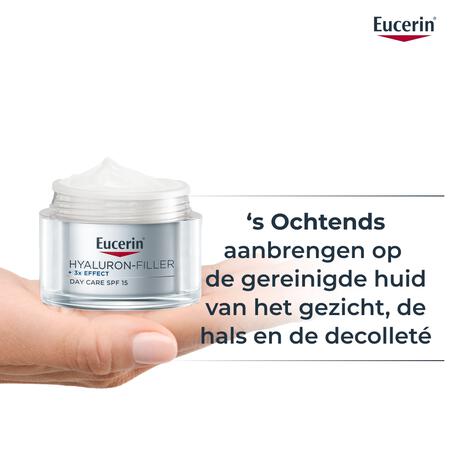 Eucerin Hyaluron-Filler + 3x EFFECT Dagcrème Droge Huid SPF15 50 ML