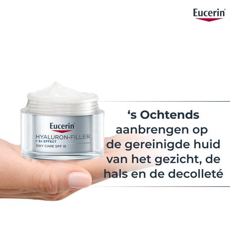 Eucerin Hyaluron-Filler + 3x EFFECT Dagcrème Droge Huid SPF15 50 ML