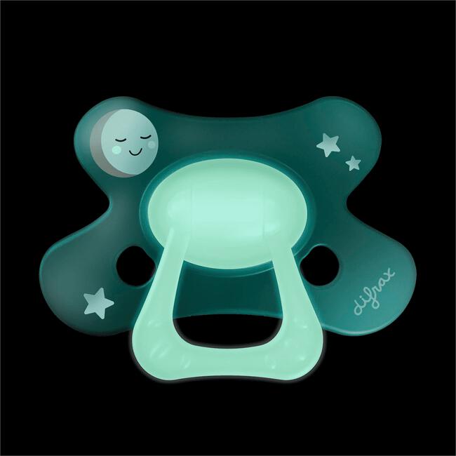 Difrax Fopspeen Natural 6+ M Glow In The Dark