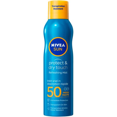 NIVEA SUN Protect & Dry Touch Zonnebrand Vernevelende Spray SPF 50 200 ML