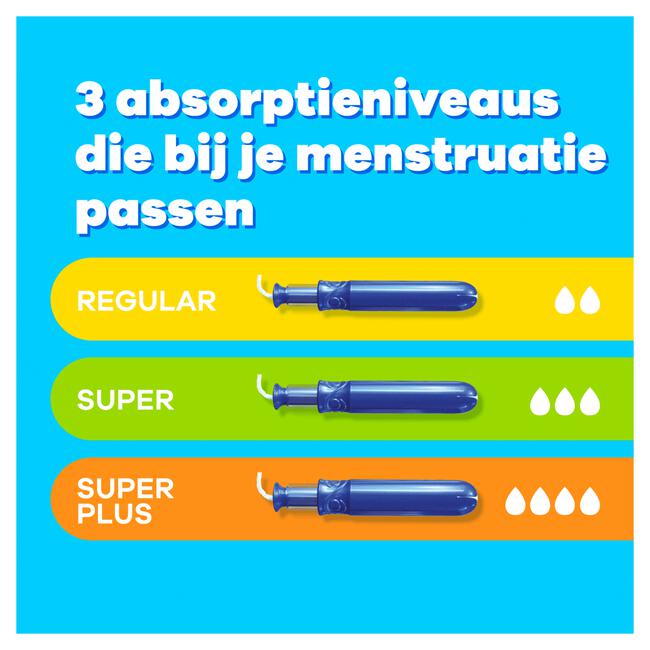Tampax Pearl Compak Regular Tampons Met Inbrenghuls 18 Stuks