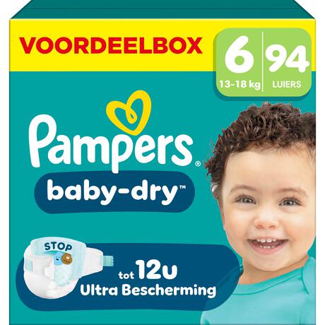 Pampers Baby Dry Voordeelbox Luiers Maat 6 13-18 KG 94 stuks
