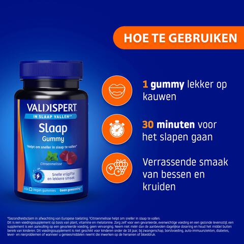 Valdispert Slaap Gummy 45 stuks