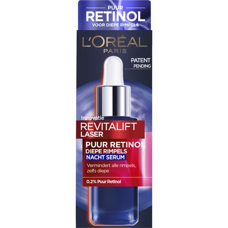 L'Oreal Paris Revitalift Laser X3 Puur Retinol Nachtserum 30 ML