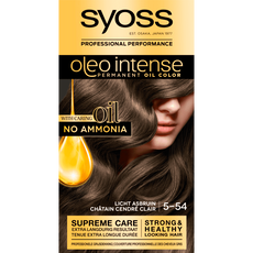 Syoss Oleo Intense 5-54 Licht Asbruin Permanente Haarverf