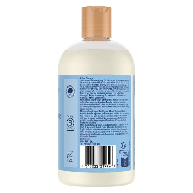 Shea Moisture Manuka Honey Yoghurt Shampoo 384 ML