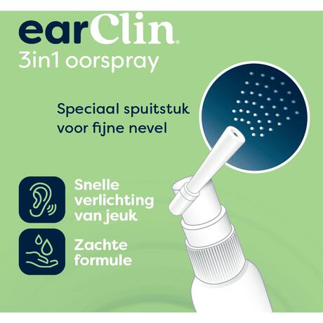 earClin 3in1 Oorspray 20 ML