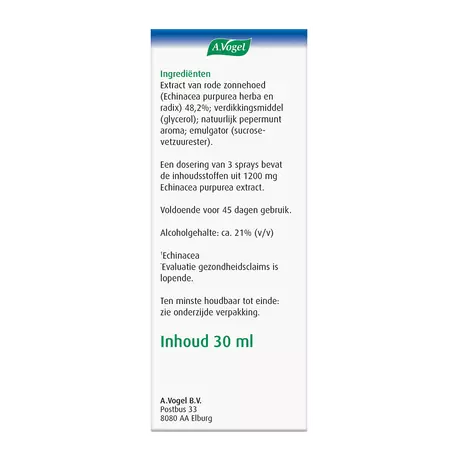 A.Vogel Echinaforce Spray Weerstand 30 ML