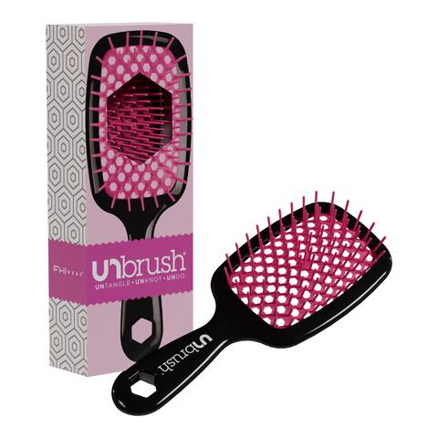 UNbrush Detangling Hair Brush Cherry Blossom Pink 1 stuk