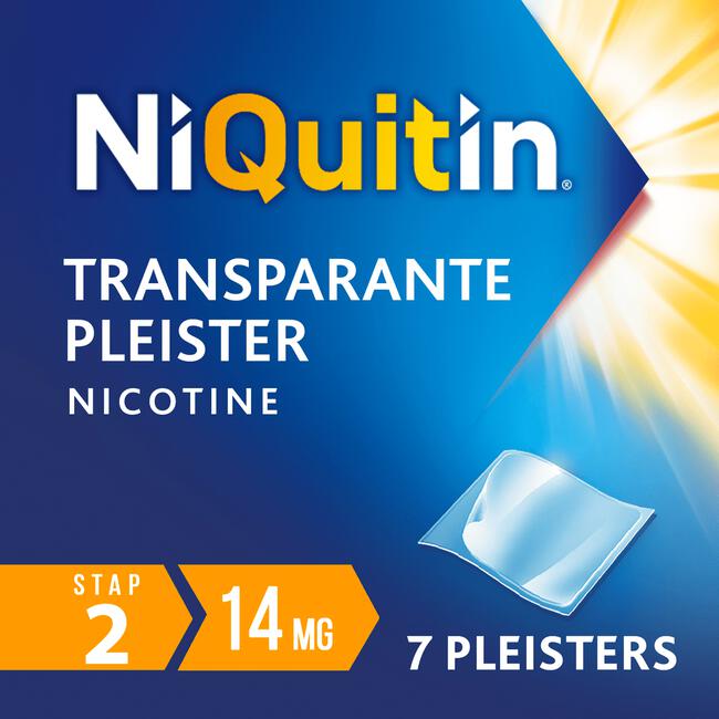 NiQuitin Clear Pleisters 14 mg Stoppen met roken