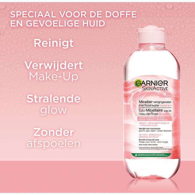 Garnier SkinActive Micellair Reinigingswater Met Rozenwater 400 ML