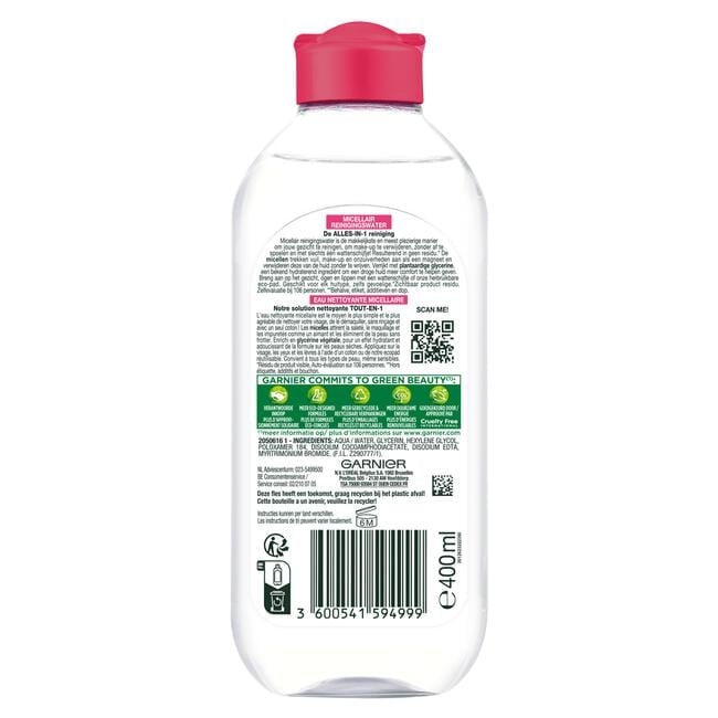 Garnier SkinActive Micellair Reinigingswater Droge Huid 400 ML