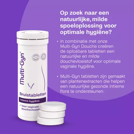 Multi-Gyn Bruistabletten Voor Vaginale Douchevloeistof 10 stuks