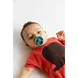 BIBS Colour Fopspeen Rond Latex Maat 2 Petrol/Sage/Baby Blue/Iron 4 stuks