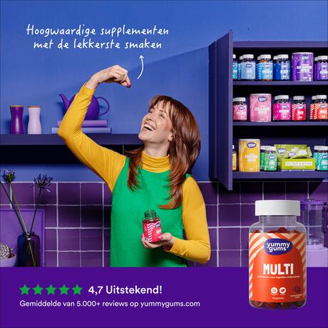 Yummygums Multi Suikervrij 60 stuks