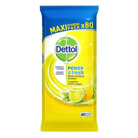 Dettol Citrus Wipes 80 stuks
