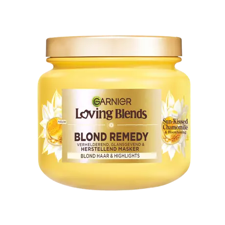 Garnier Loving Blends Sun-Kissed Chamomile & Honing Haarmasker 340 ML