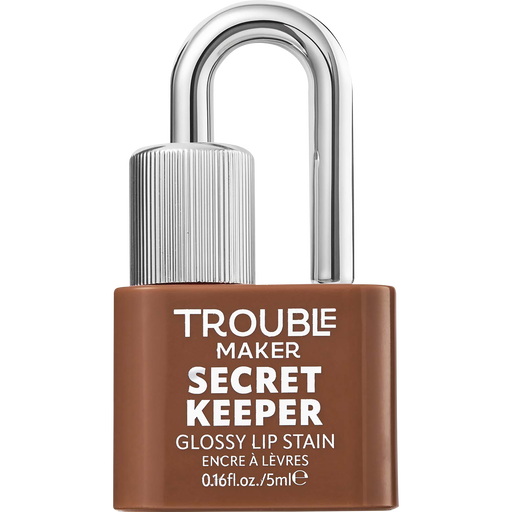 Trouble Maker Secret Keeper Lip Gloss Stain Fess Up Latte Nude