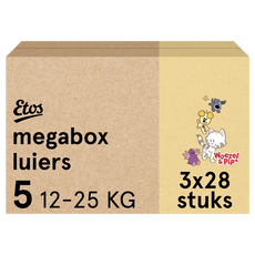 Etos Woezel & Pip Luiers Junior Megabox Maat 5 12-25 kg 84 stuks