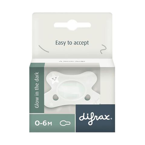 Difrax Natural Fopspeen 0-6 M Glow In The Dark