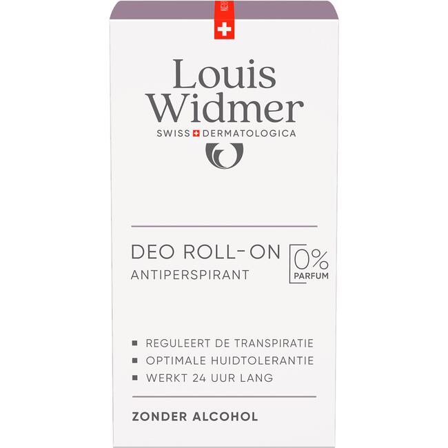 Louis Widmer Bodycare Deo Roll-On Antiperspirant Zonder Parfum 50 ML