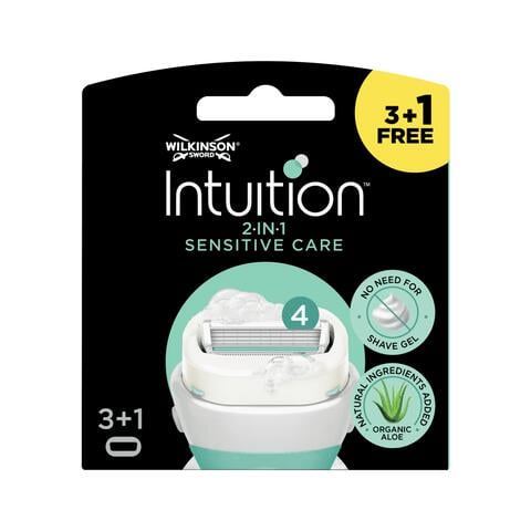 Wilkinson Sword Intuition Sensitive Care Scheermesjes 3+1 gratis