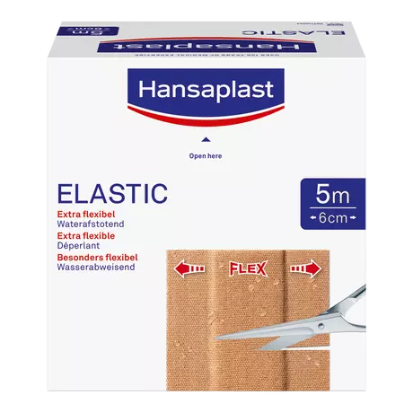 Hansaplast Elastic Family Pack 5 M x 6 CM