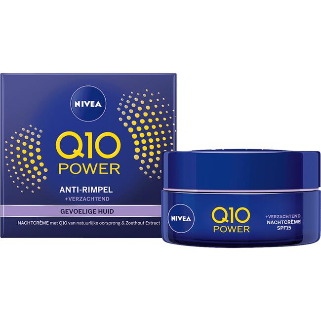 NIVEA Q10 Power Anti-Rimpel Sensitive Nachtcrème 50 ML