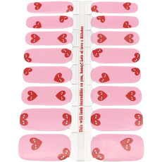 Blitsbee Gel Nagelstickers Flirty Hearts&nbsp;20 stuks
