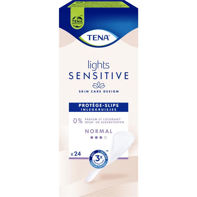 TENA Lights Sensitive Normal Inlegkruisjes 24 stuks