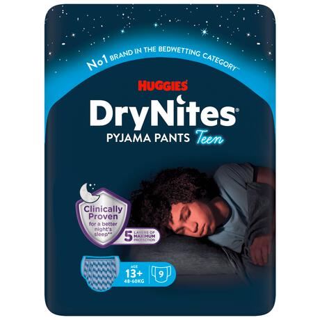 Huggies DryNites Nachtbroekjes Jongen 13+ jaar 9x3