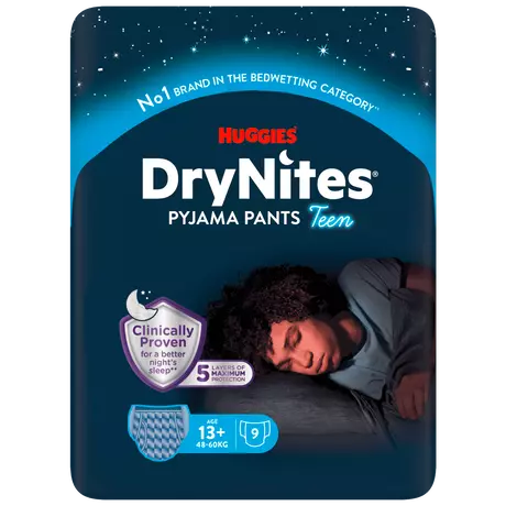 Huggies DryNites Nachtbroekjes Jongens 13+ jaar 9 stuks