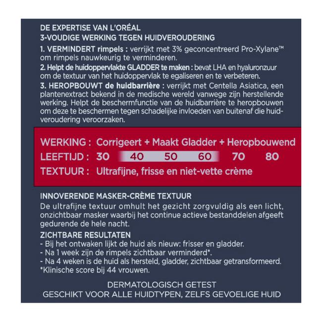 L'Oréal Paris Revitalift Laser X3 Anti-Rimpel Nachtcrème 50 ML