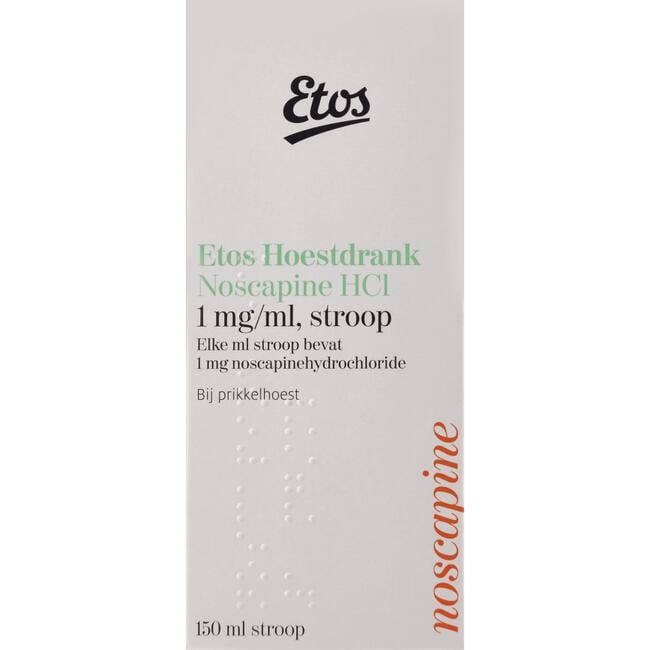 Etos Noscapine HCI 1 MG/ML Hoestdrank