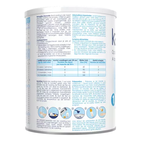 Kabrita 1 Zuigelingenmelk 0-6 Maanden 800 gram