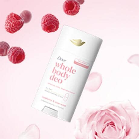 Dove Whole Body Raspberry & Rose Deodorant Stick 75 gram