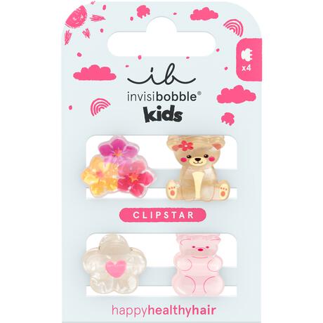  Invisibobble Clipstar Kids Bearly Bloomed 4 stuks