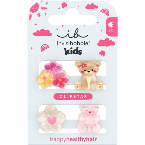  Invisibobble Clipstar Kids Bearly Bloomed 4 stuks