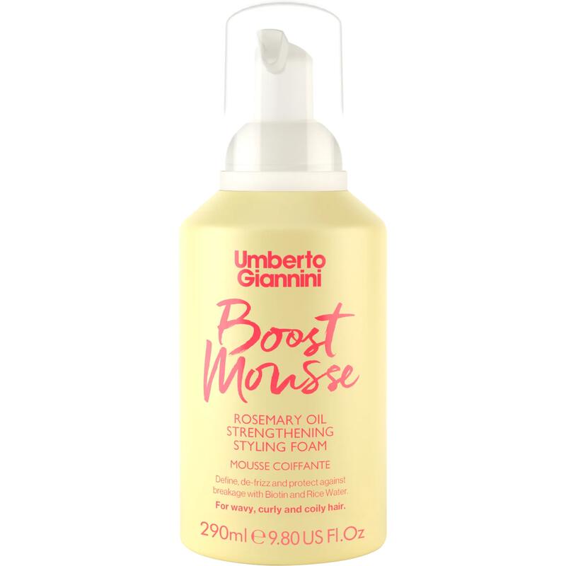 Umberto Giannini Strong Curls Rosemary Oil Strengthening Styling Foam 290 ML